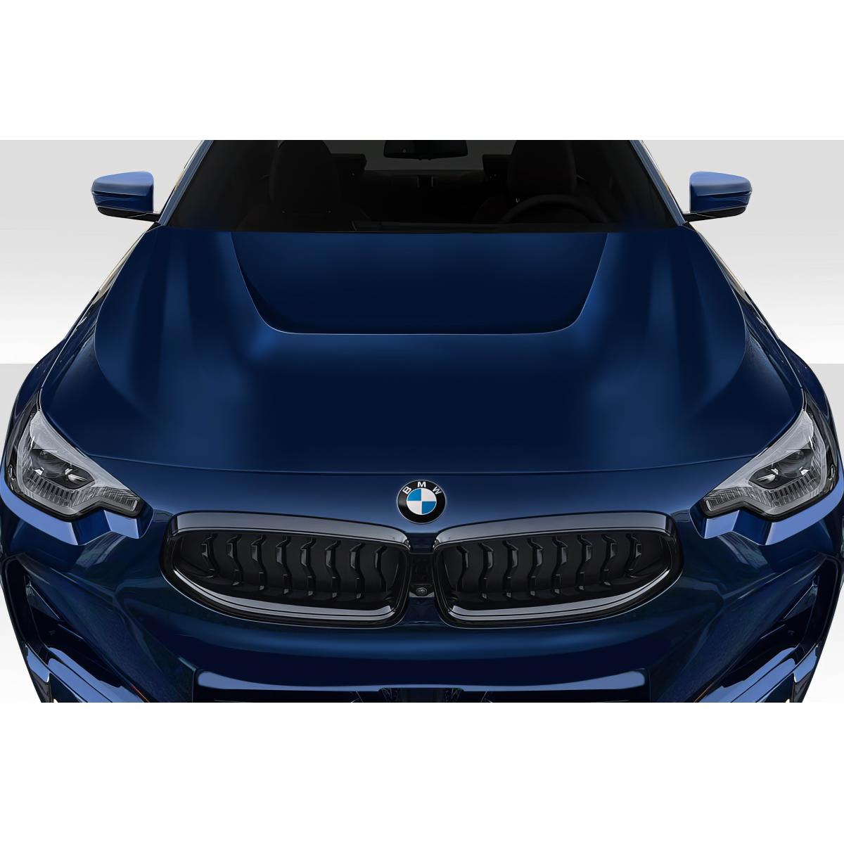 Modify your BMW 2-Series 2023 with our Exterior/Hoods - Front view of BMW 2 Series at eye level