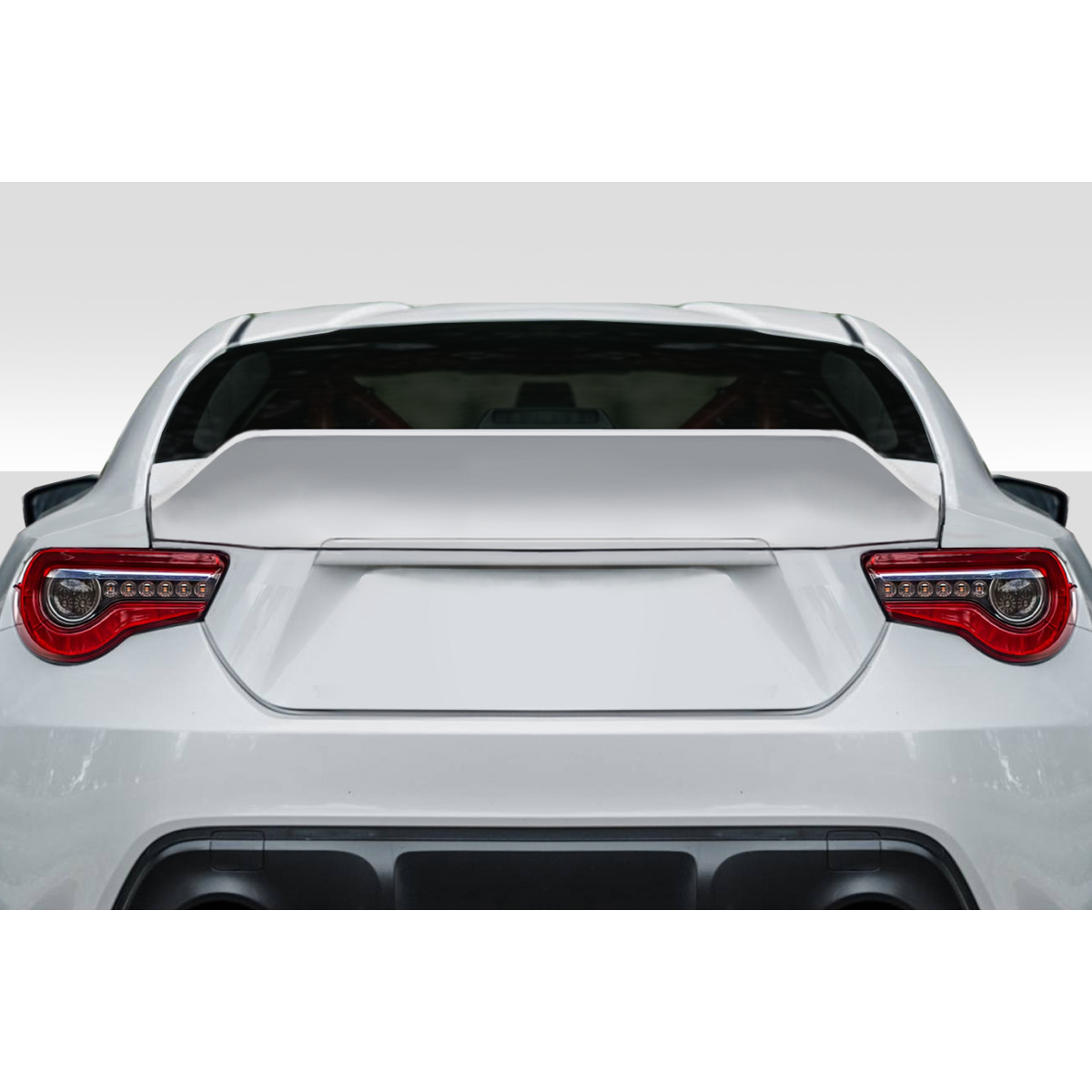 Modify your Subaru BRZ 2013 with our Exterior/Wings - Rear view of vehicle at straight angle