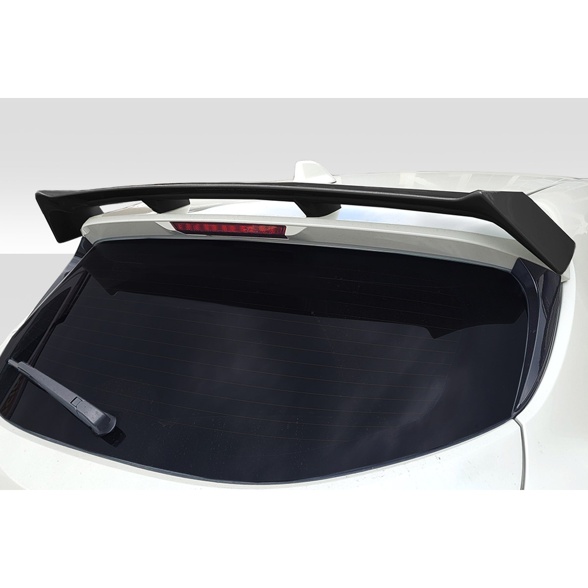 Modify your Toyota Corolla 2019 with our Exterior/Wings - Rear angle view of the rear wing spoiler