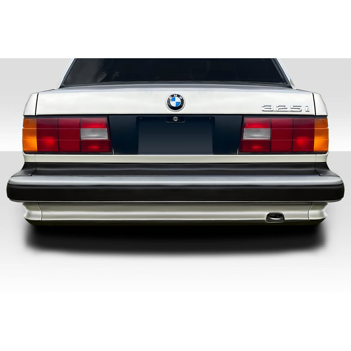 Modify your BMW 3-Series 1984 with our Exterior/Diffusers - Rear view of vehicle at 0 degrees angle