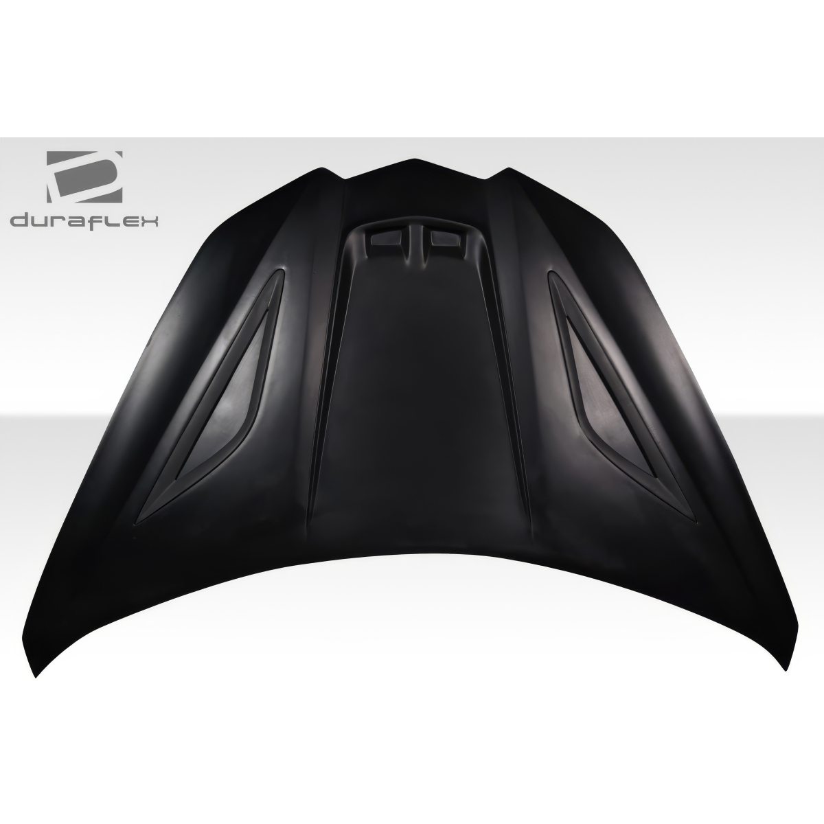 Modify your Chevrolet Corvette 2020 with our Exterior/Hoods - Front view of the Duraflex Savannah Hood