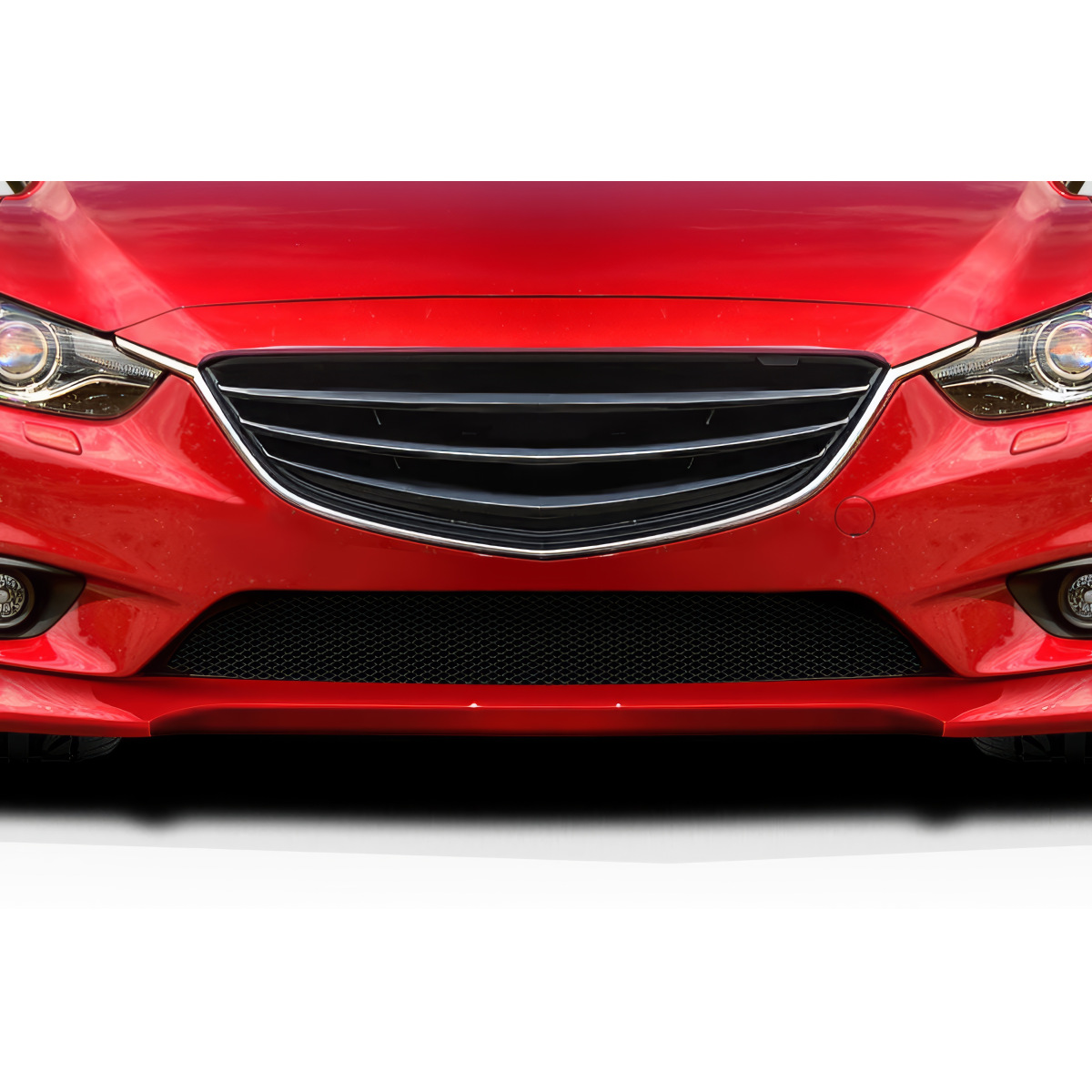 Modify your Mazda 6 2014 with our Exterior/Grilles - Front view of vehicle part at eye level