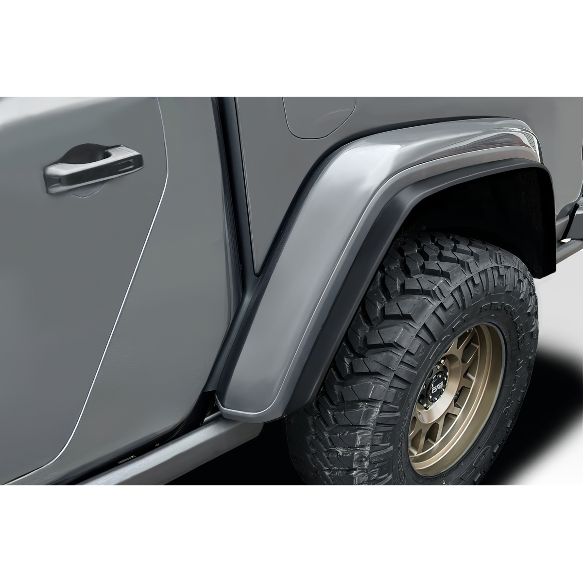 Modify your Jeep Gladiator 2020 with our Exterior/Fenders - Part is viewed from a slightly angled side profile