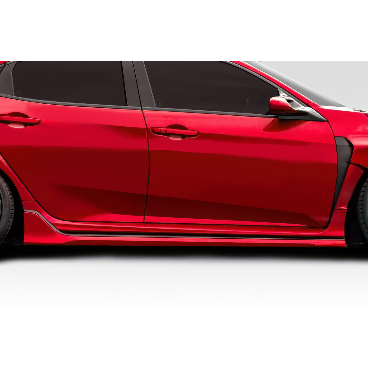 Modify your Honda Civic 2017 with our Exterior/Other Exterior - Side view showing rocker panel of car