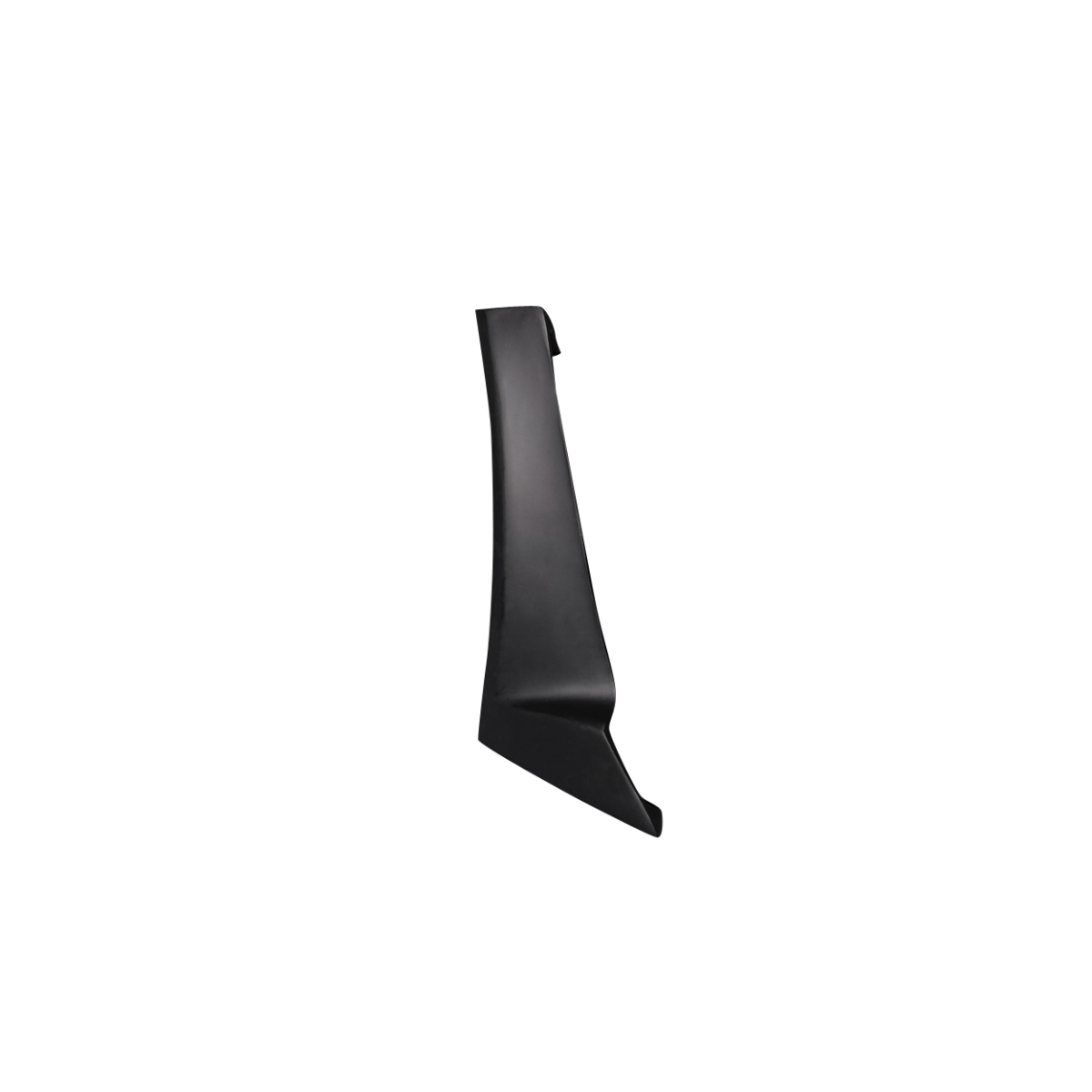 Modify your Mitsubishi Evolution 2008 with our Others - Side view of a black vehicle body part