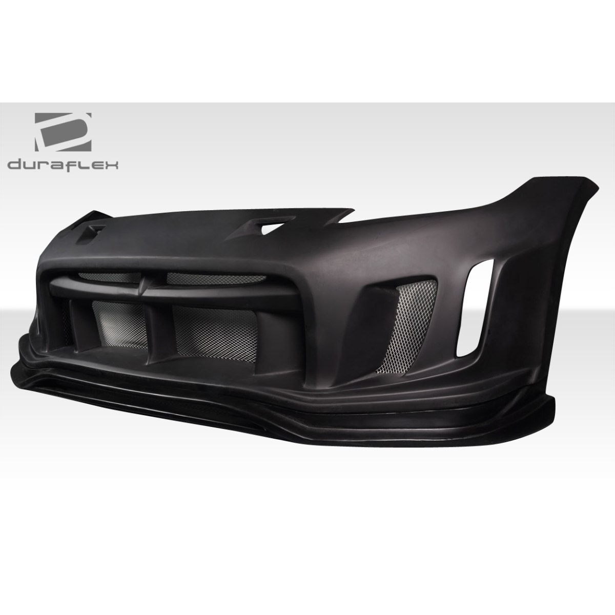 Modify your Nissan 370Z 2009 with our Exterior/Front Lips - Front view angle of the bumper part