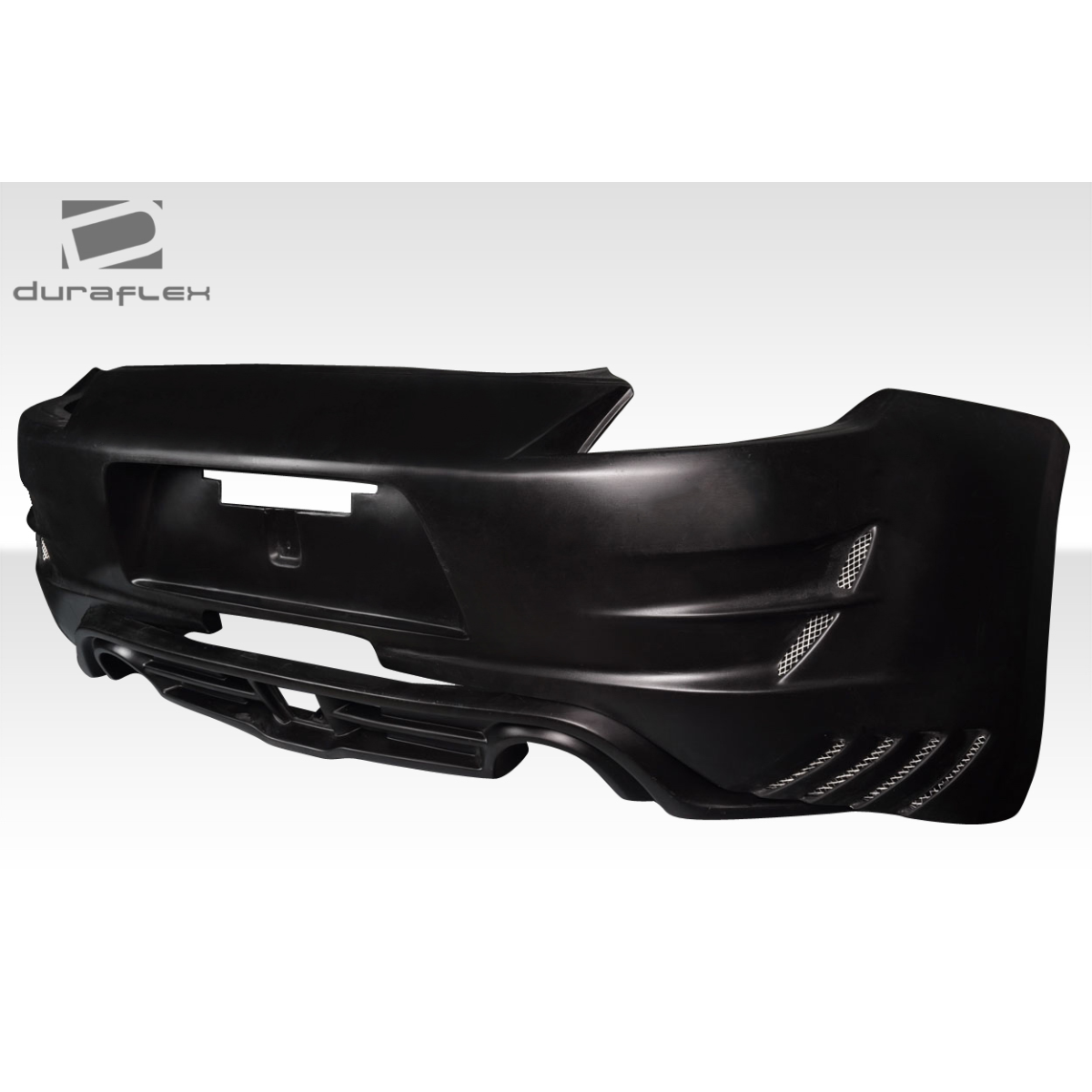 Modify your Nissan 370Z 2009 with our Exterior/Rear Bumpers or Lips - The part is viewed at a slight angle from the front