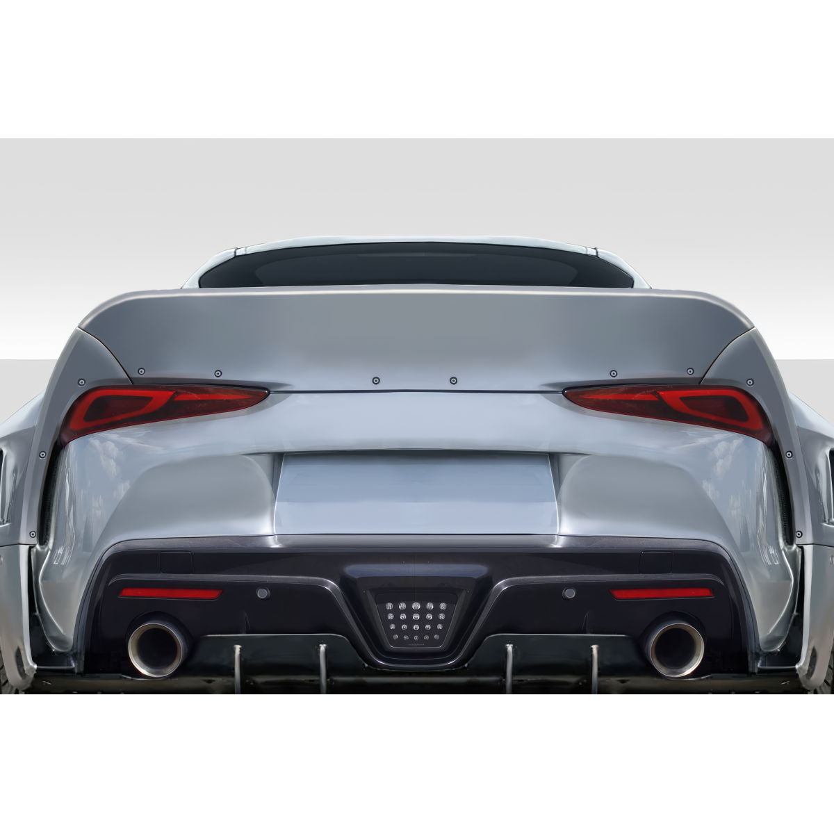 Modify your Toyota Supra 2020 with our Exterior/Wings - Rear angle view of Toyota Supra wing spoiler