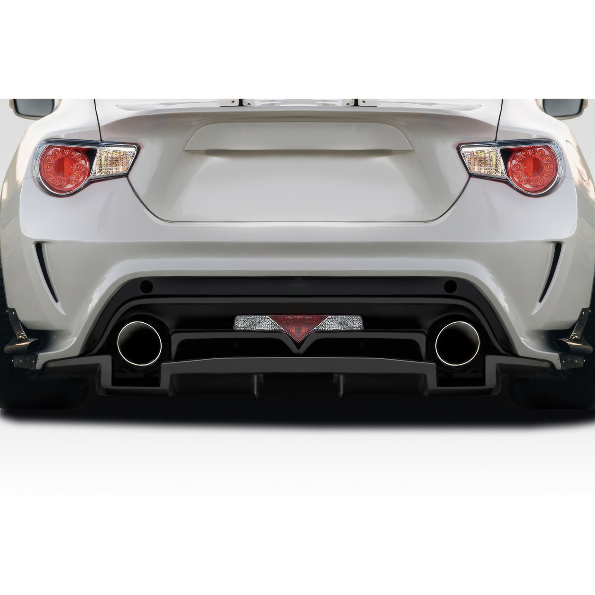 Modify your Subaru BRZ 2013 with our Exterior/Diffusers - Viewed from the rear at a straight angle