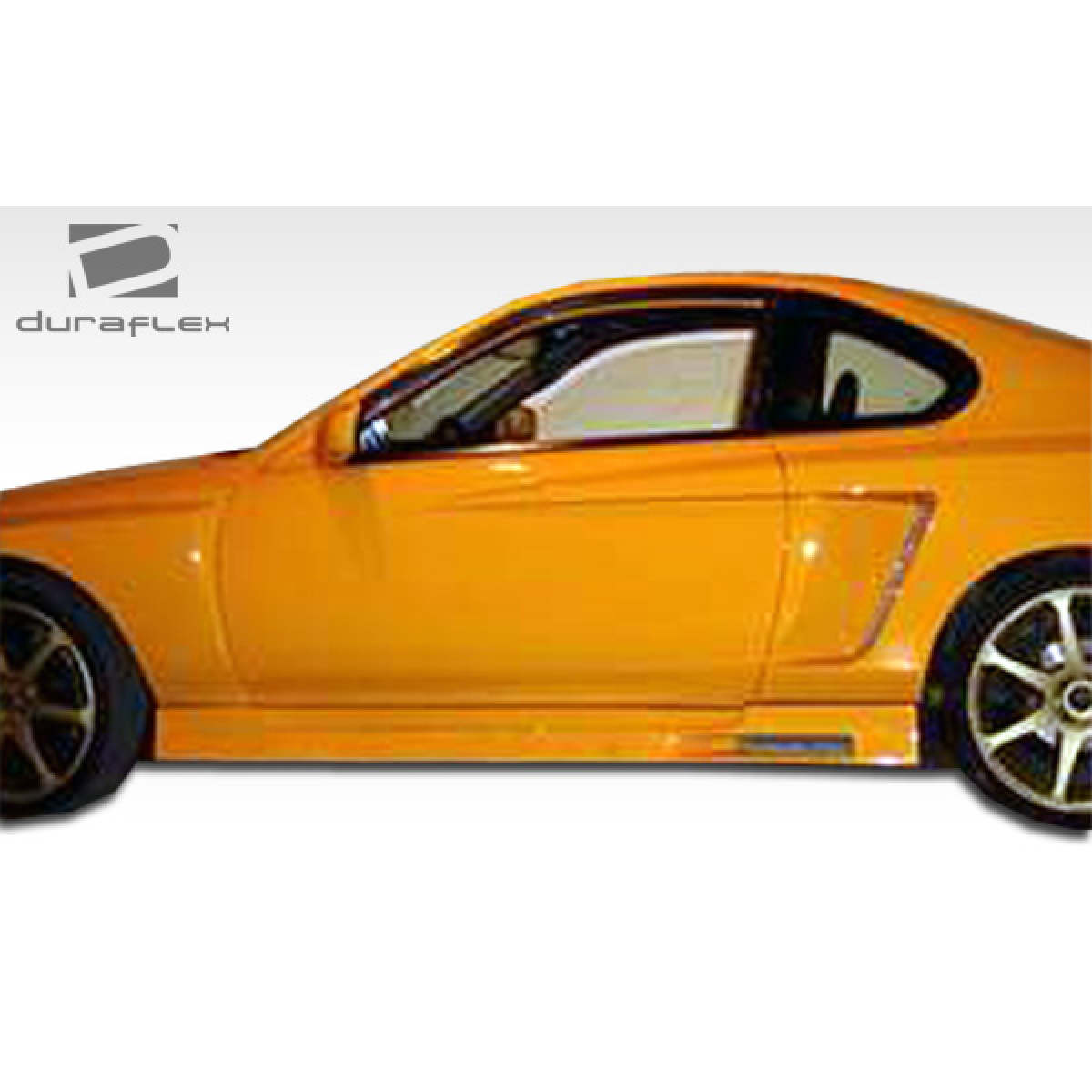 Modify your Honda Prelude 1992 with our Exterior/Side Skirts - Side angle view of Honda Prelude side skirts