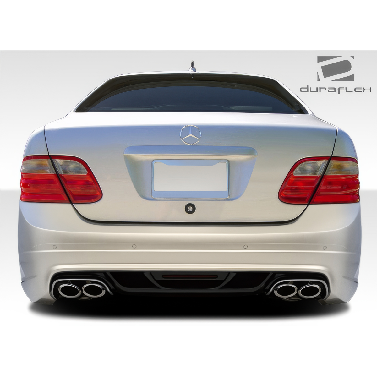 Modify your Mercedes-Benz CLK-Class 1998 with our Exterior/Rear Bumpers or Lips - The image shows the rear view of the vehicle