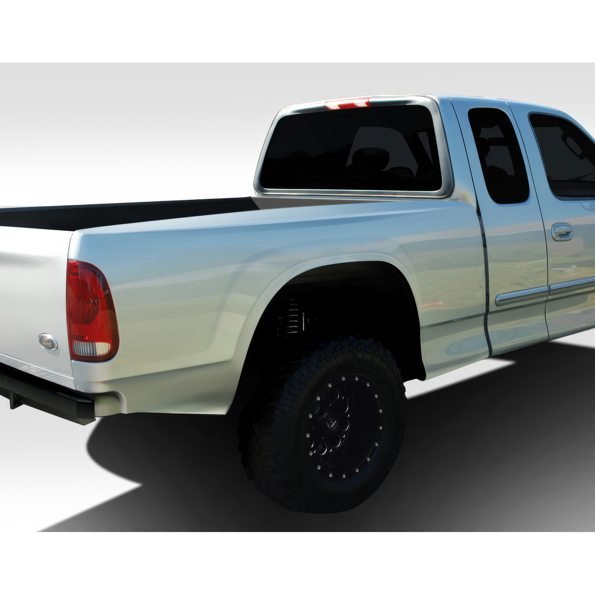 Modify your Ford F-150 1997 with our Exterior/Fenders - Angled view showing right side of truck bed