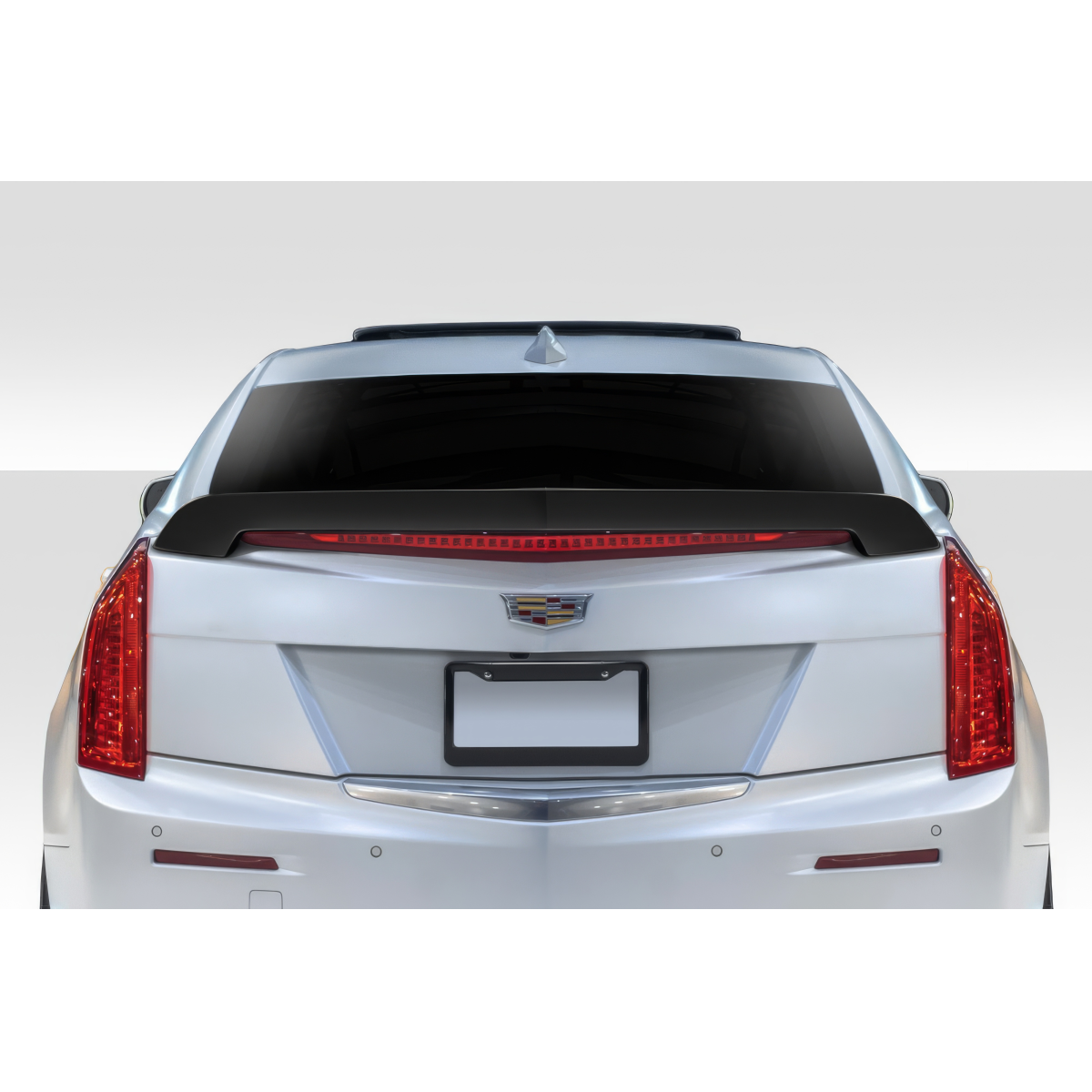 Modify your Cadillac ATS 2013 with our Exterior/Wings - Rear angle view of Cadillac ATS showing rear wing