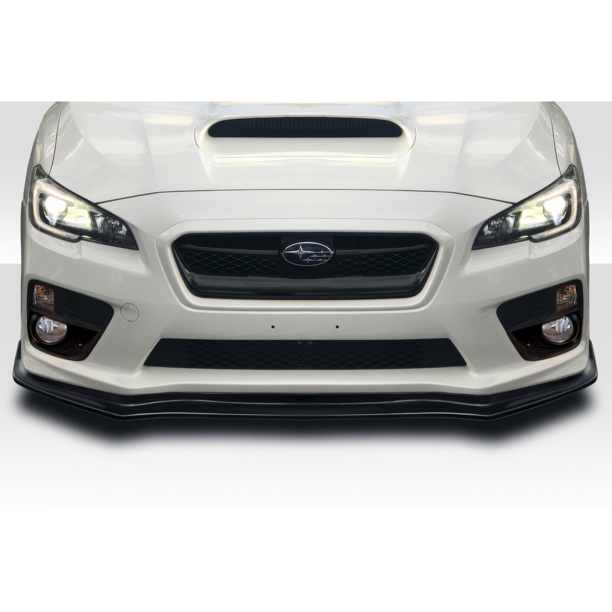 Modify your Subaru Impreza 2015 with our Exterior/Front Bumpers or Lips - Front view of a Subaru Impreza at eye level