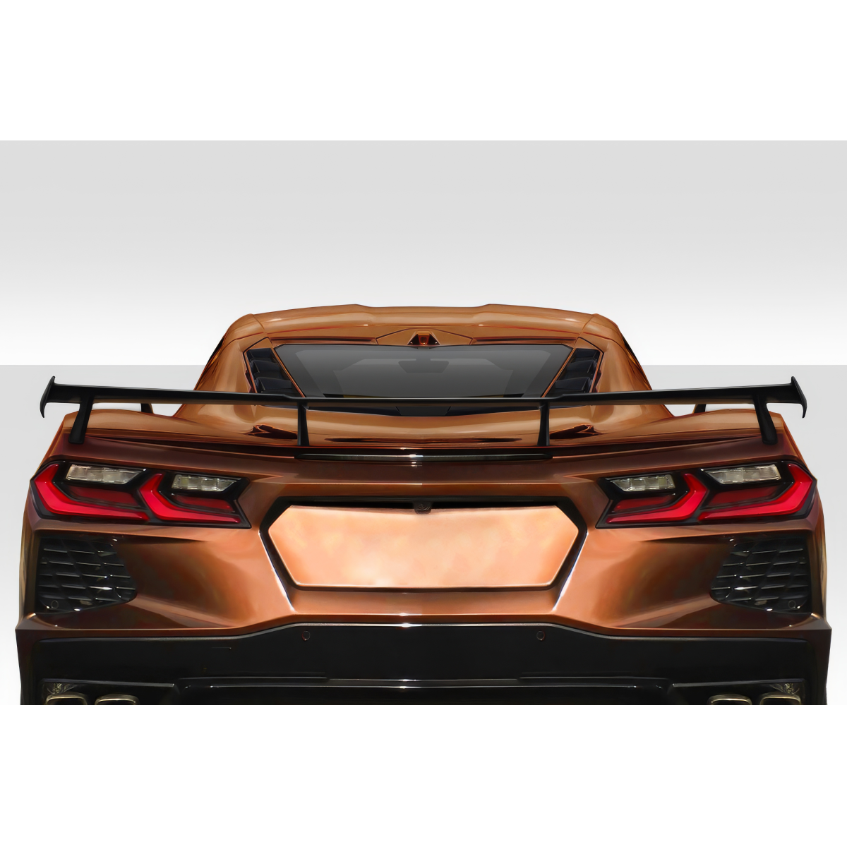 Modify your Chevrolet Corvette 2020 with our Exterior/Wings - Viewed from rear at moderate angle