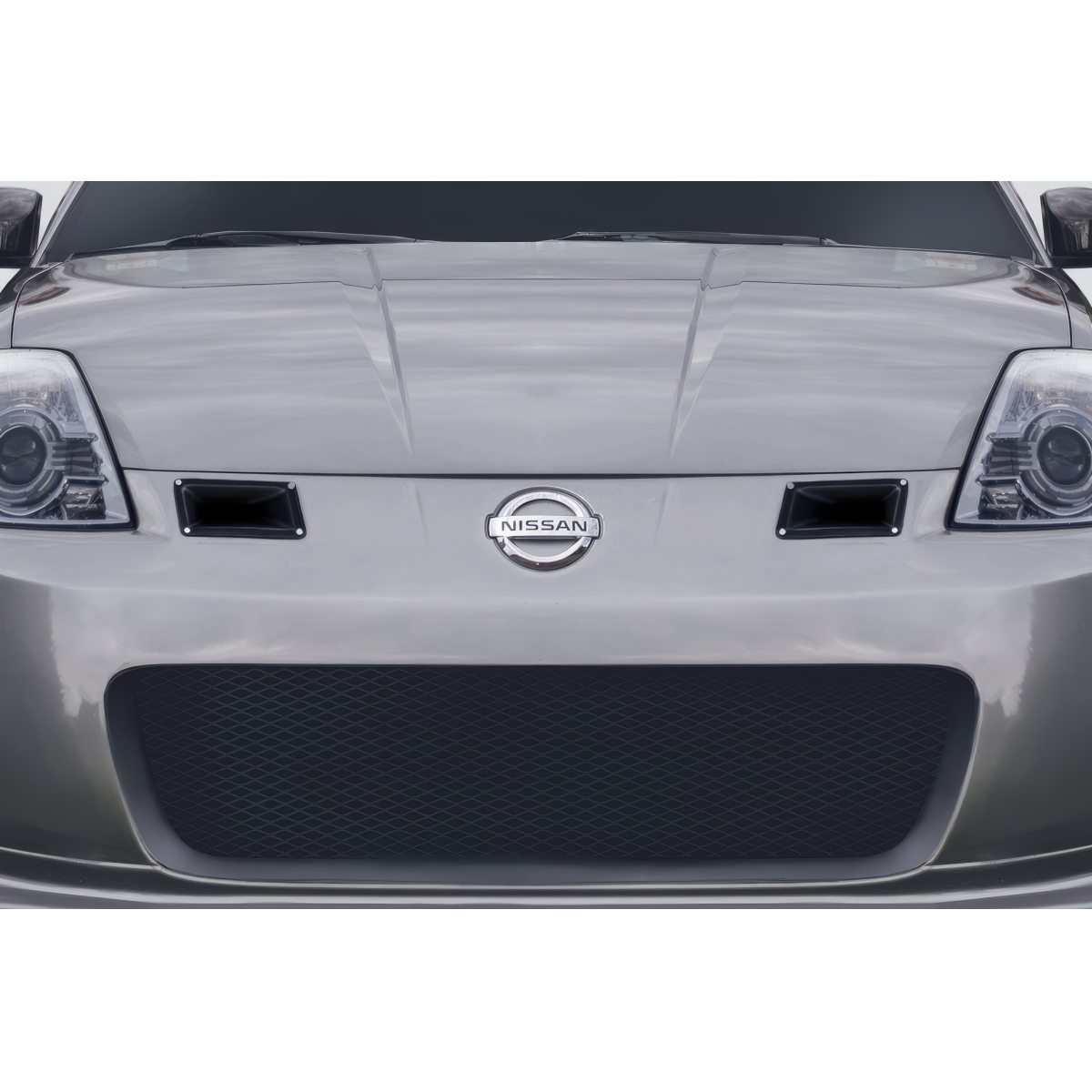 Modify your Nissan 350Z 2003 with our Exterior/Front Bumpers or Lips - Front view of bumper at eye level