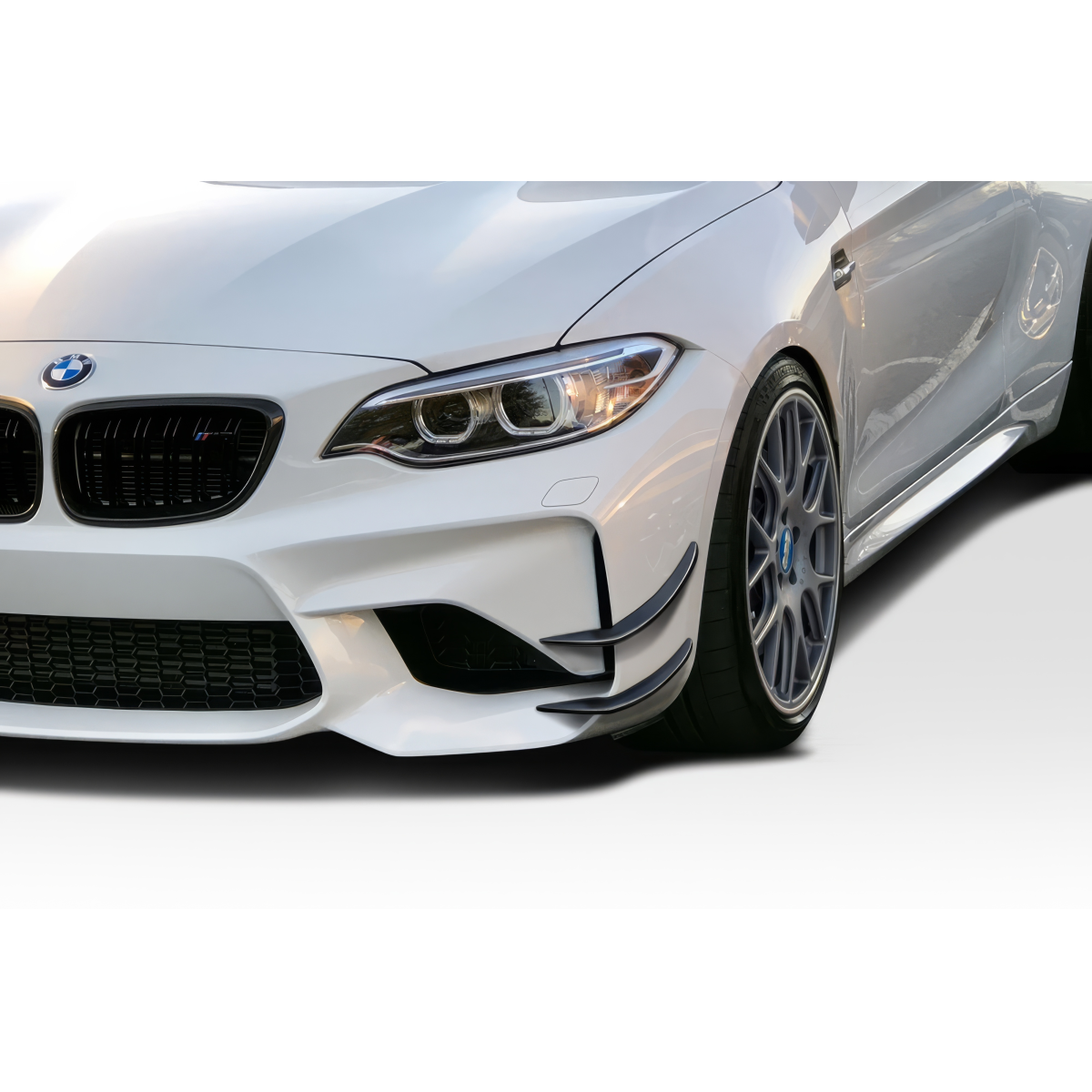 Modify your BMW 4-Series 2016 with our Exterior/Front Bumpers or Lips - Viewed from slightly elevated front angle