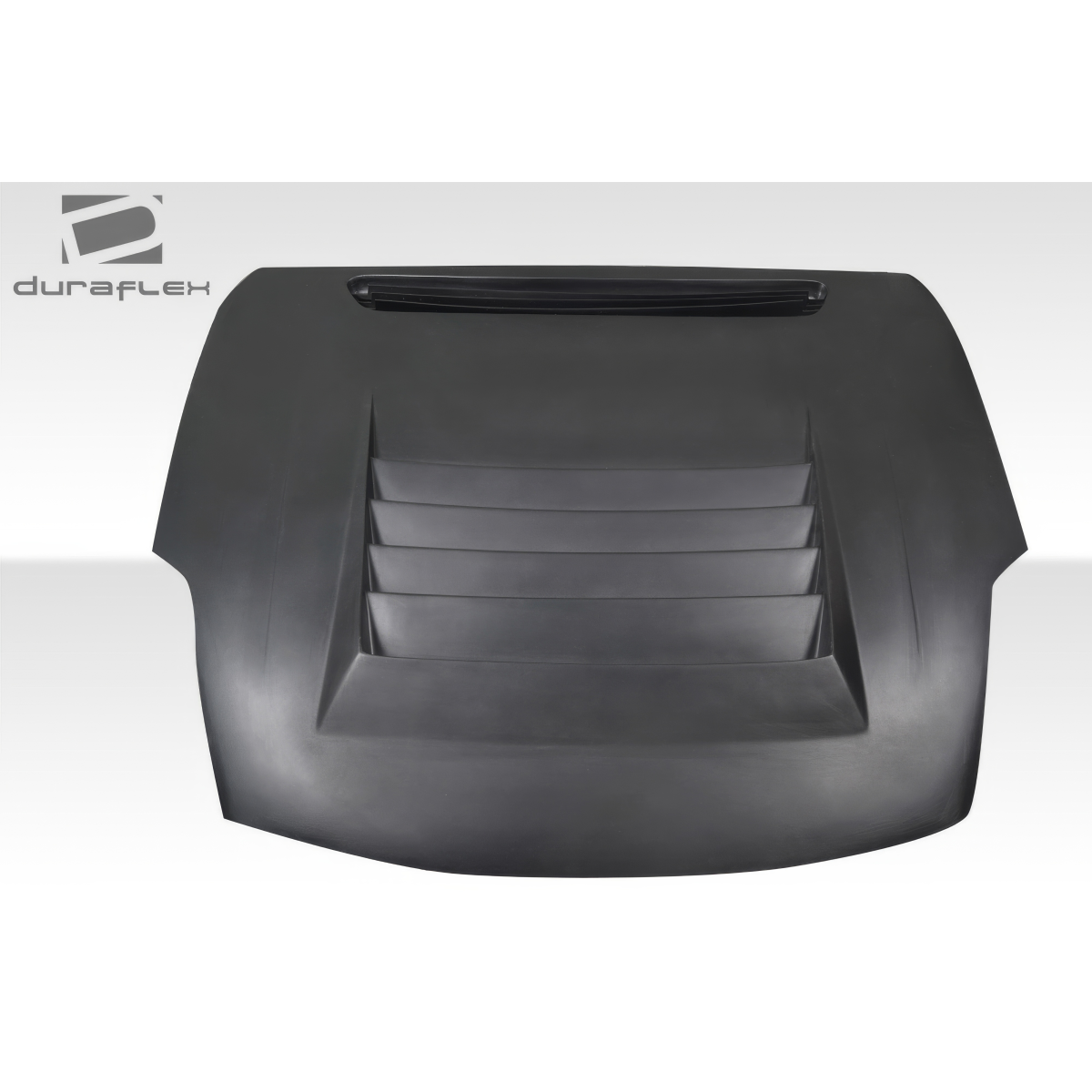 Modify your Nissan 350Z 2003 with our Exterior/Hoods - Top down view of a vehicle hood part