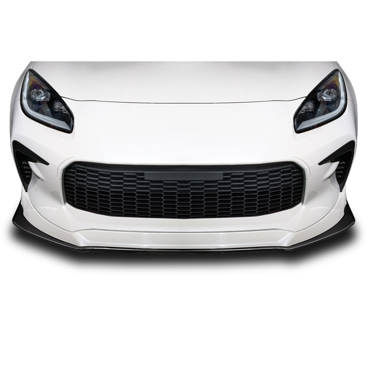 Modify your Toyota GR86 2022 with our Exterior/Front Bumpers or Lips - Front view of vehicle with front lip spoiler