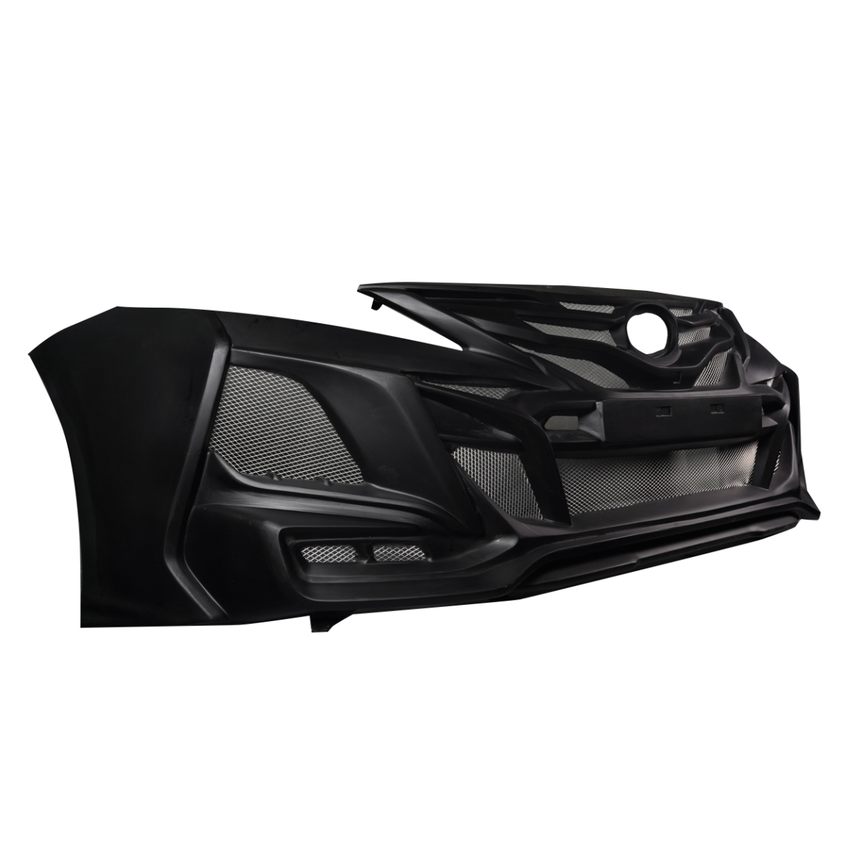 Modify your Toyota Camry 2018 with our Exterior/Front Bumpers or Lips - Image shows front bumper at slight angle from side