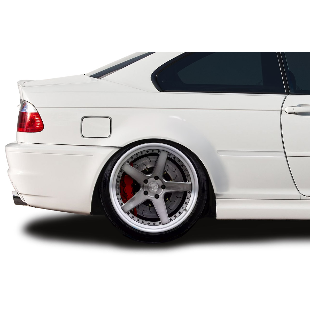 Modify your BMW 3-Series 2000 with our Exterior/Fenders - Side angle revealing the rear fender and wheel