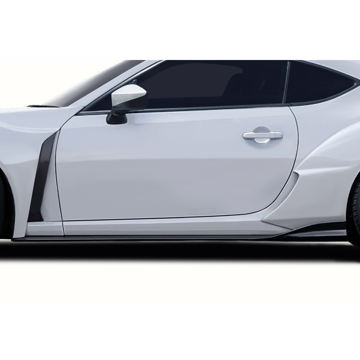 Modify your Subaru BRZ 2013 with our Exterior/Other Exterior - Side profile of the vehicle at a shallow angle