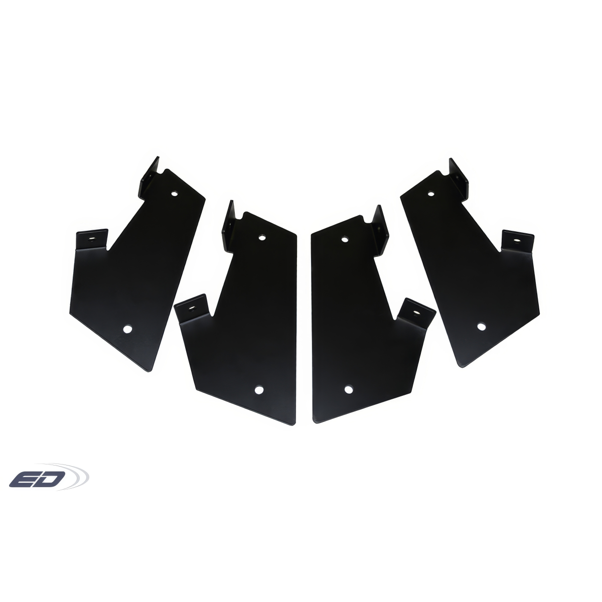Modify your Dodge Challenger 2008 with our Exterior/Wings - The brackets are displayed from a flat overhead angle