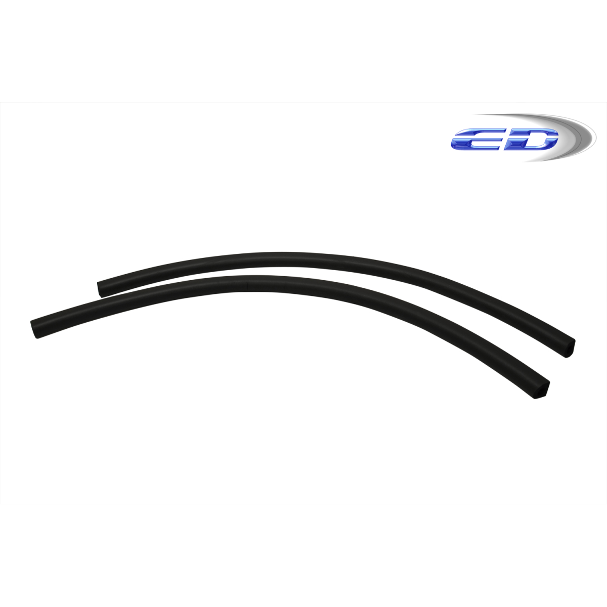 Modify your Honda S2000 2000 with our Exterior/Other Exterior - Two curved black rubber hoses laid parallel