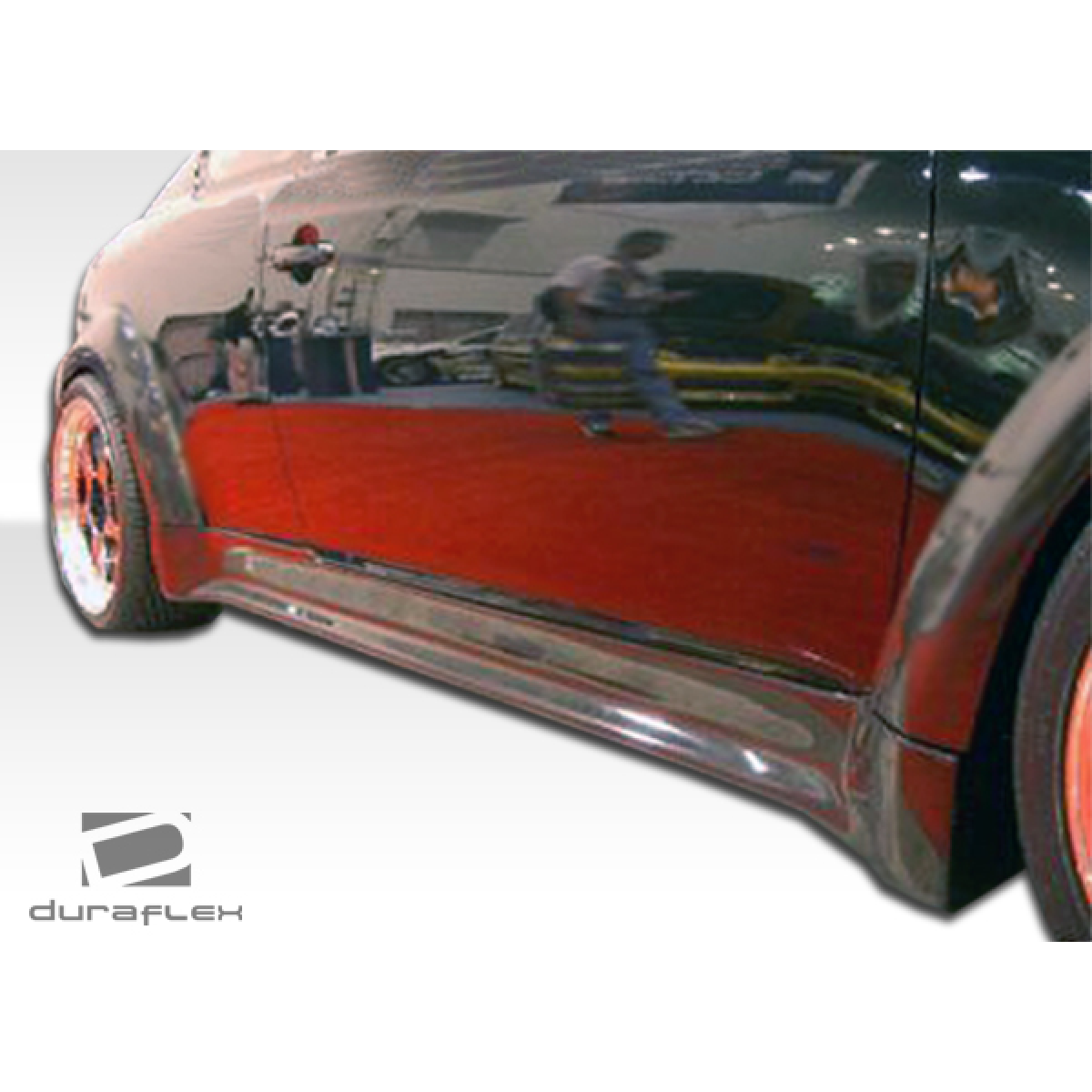 Modify your Scion tC 2005 with our Exterior/Side Skirts - Side view showing vehicle's sleek profile