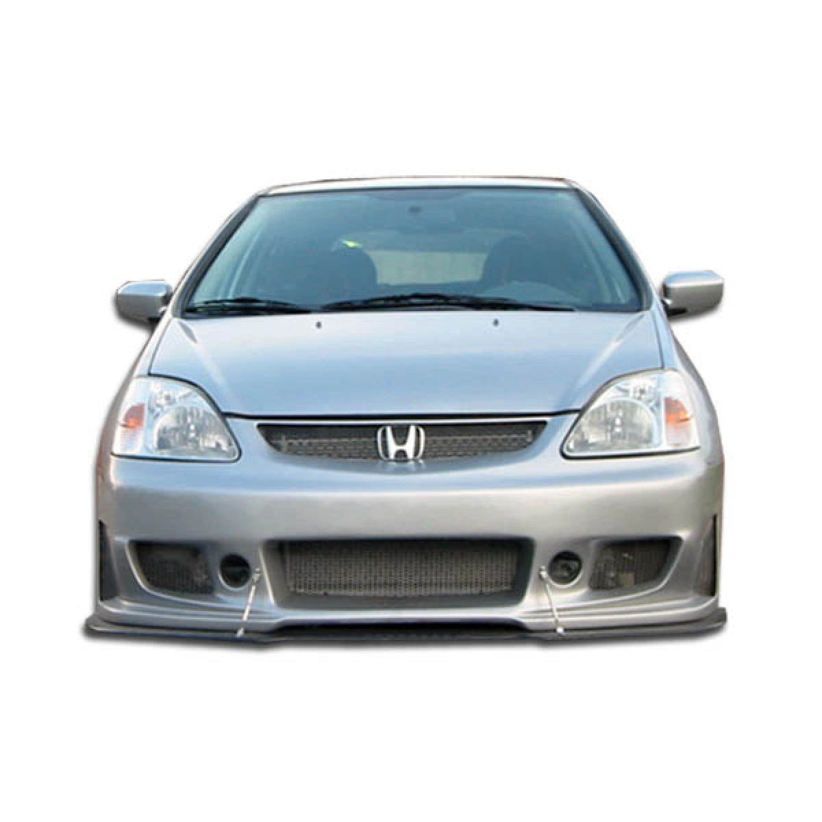 Modify your Honda Civic 2002 with our Exterior/Front Bumpers - 3