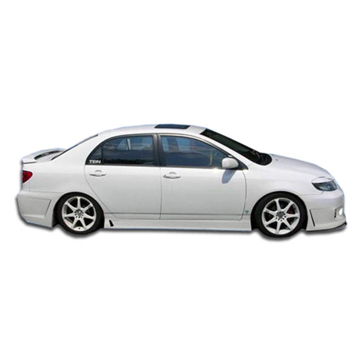 Modify your Toyota Corolla 2003 with our Exterior/Side Skirts - 1