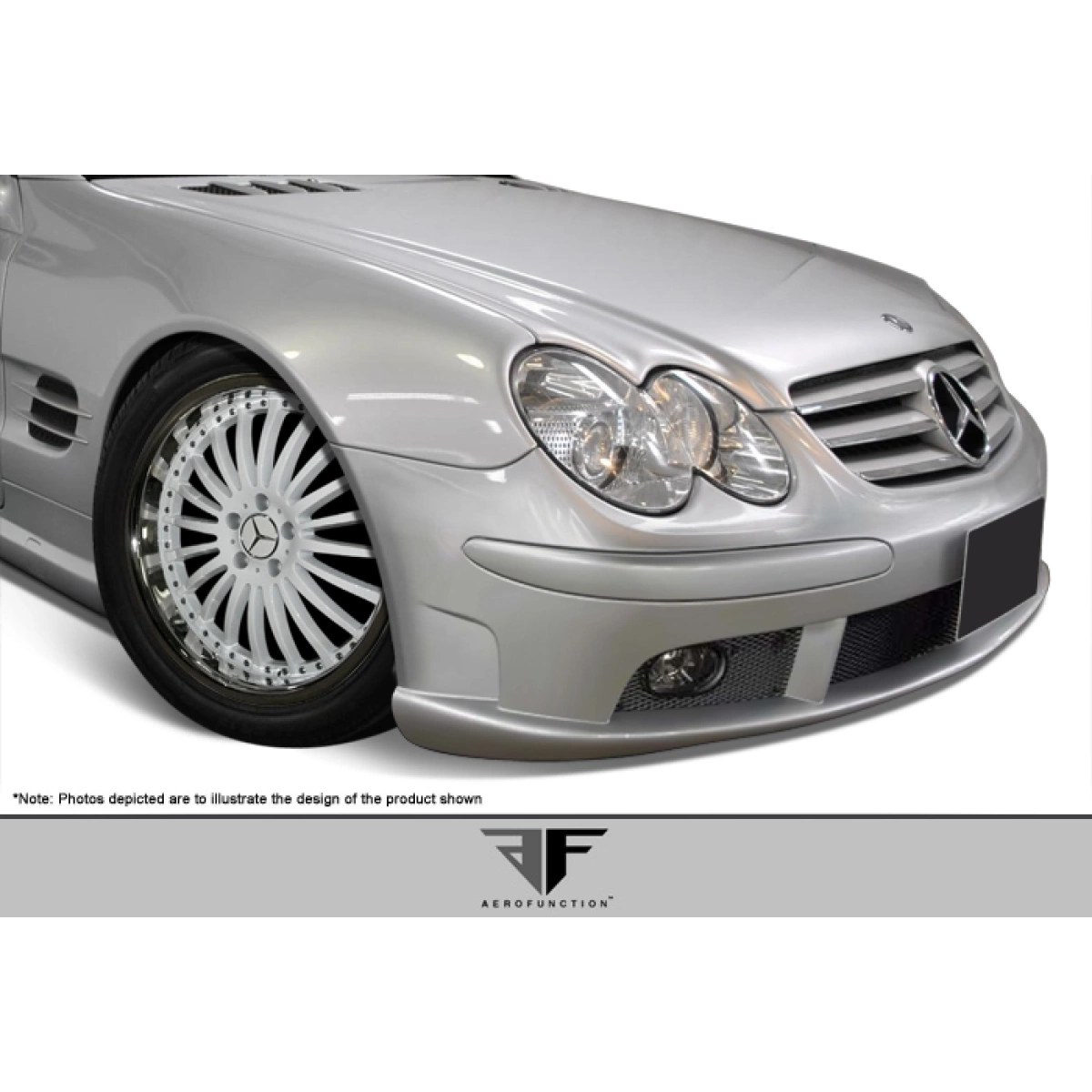 Modify your Mercedes-Benz SL-Class 2003 with our Exterior/Front Bumpers - 1