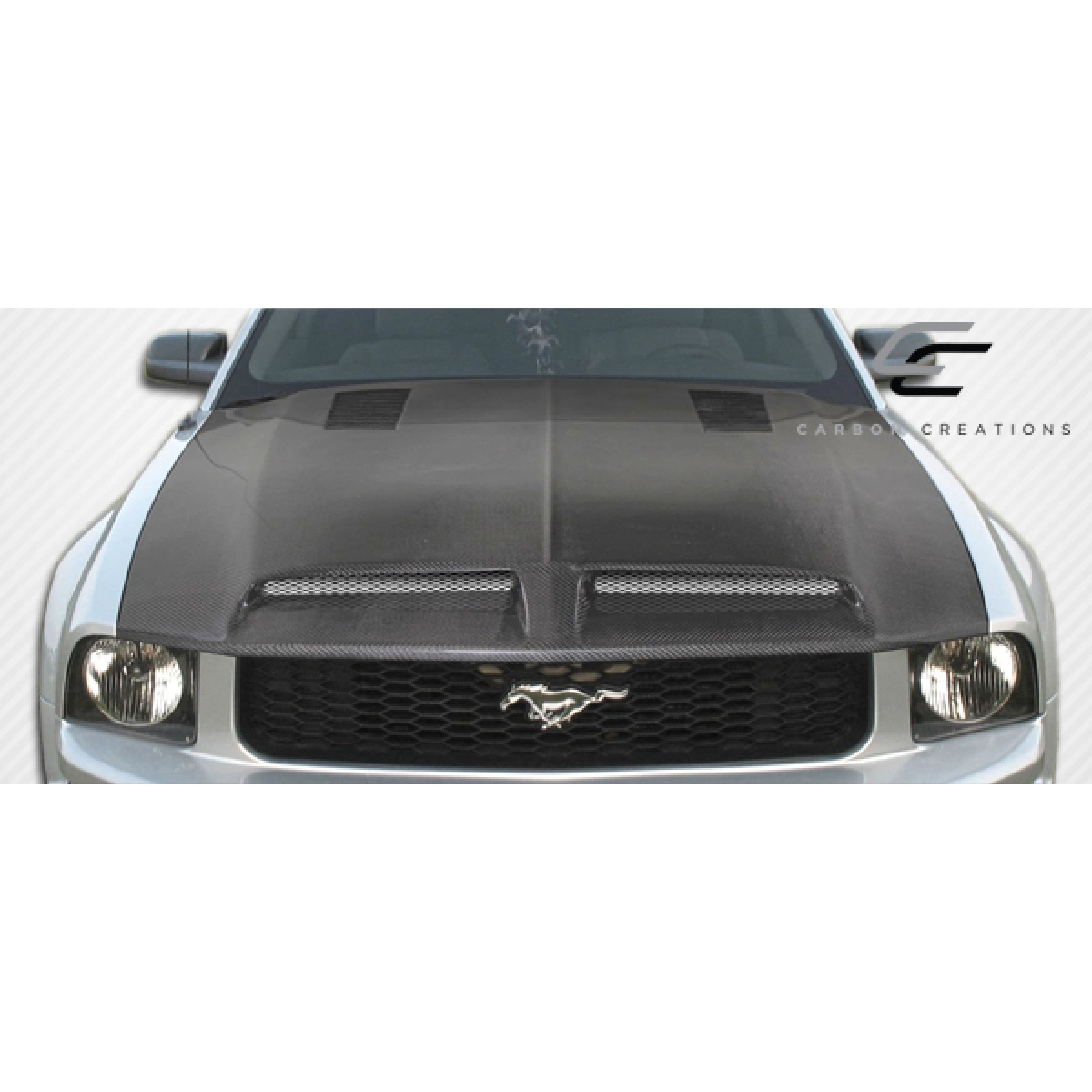 Modify your Ford Mustang 2005 with our Exterior/Hoods - 2