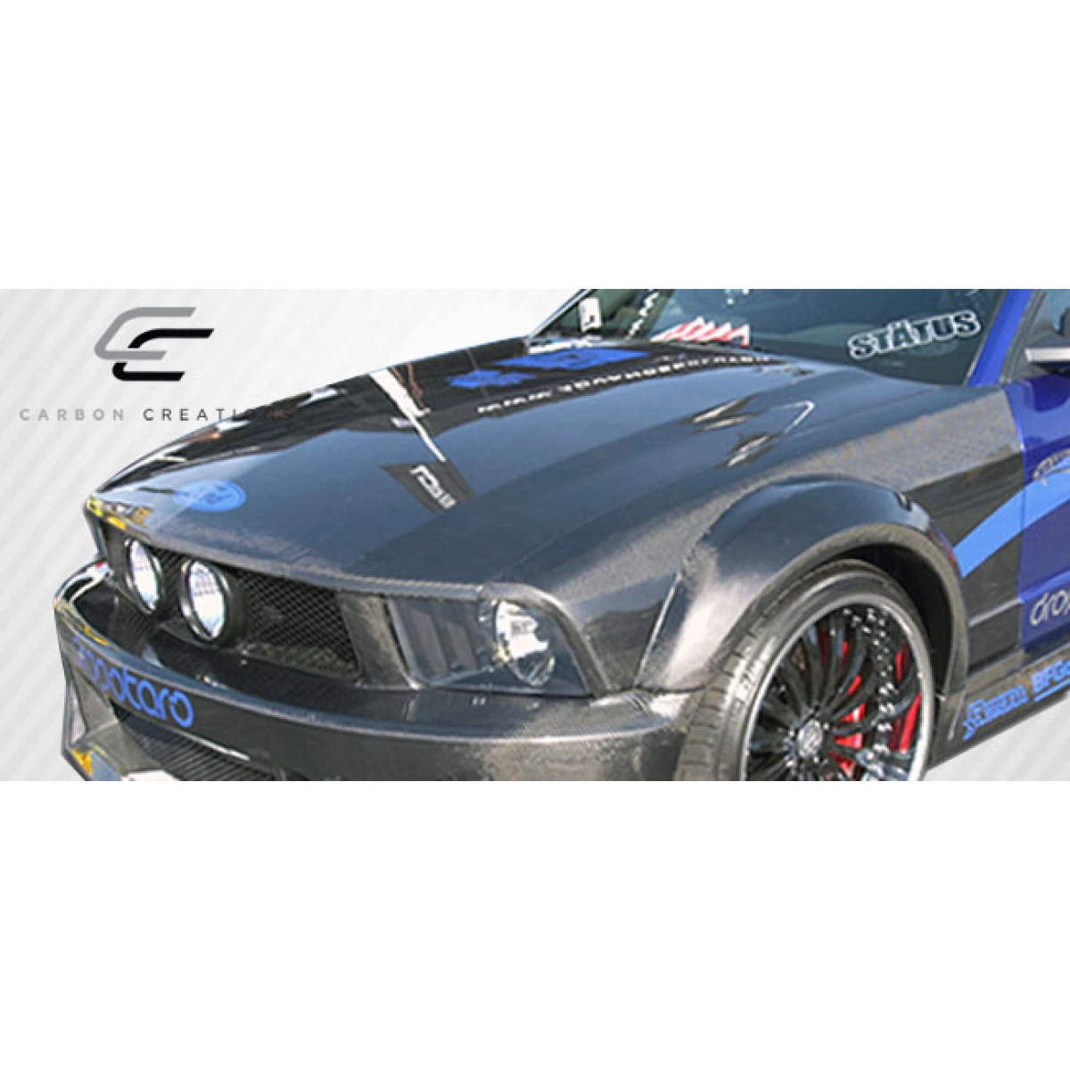 Modify your Ford Mustang 2005 with our Exterior/Hoods - 8
