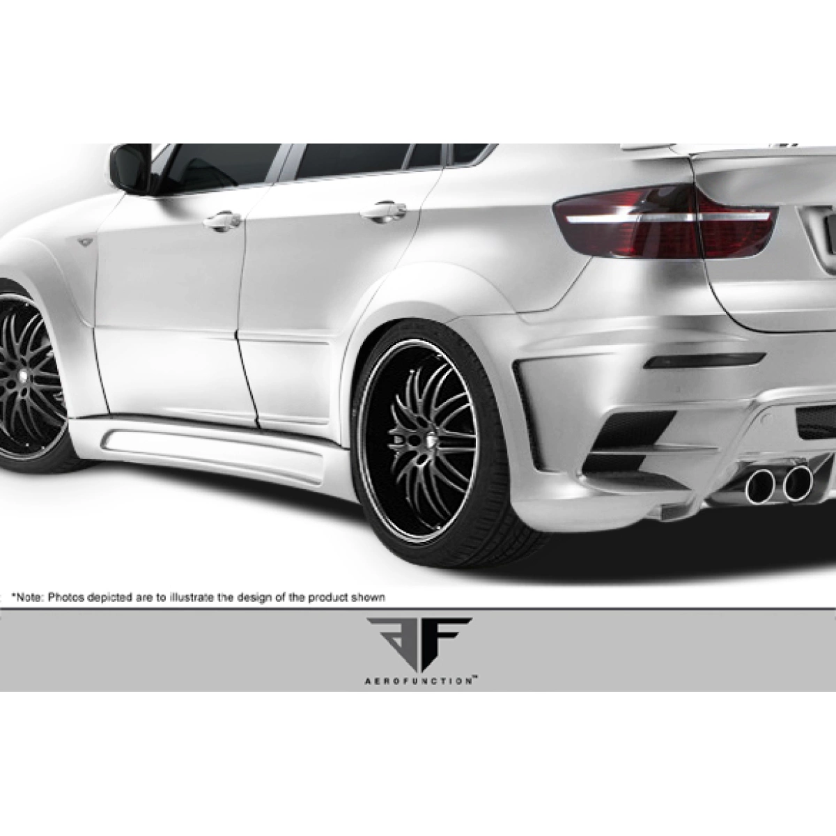 Modify your BMW X6 2008 with our Exterior/Side Skirts - 5
