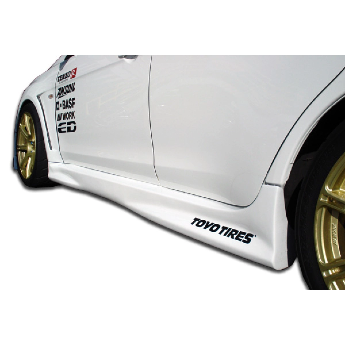 Modify your Mitsubishi Evolution 2008 with our Exterior/Side Skirts - 1