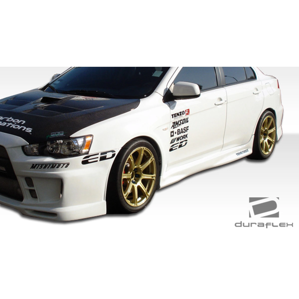 Modify your Mitsubishi Evolution 2008 with our Exterior/Side Skirts - 9