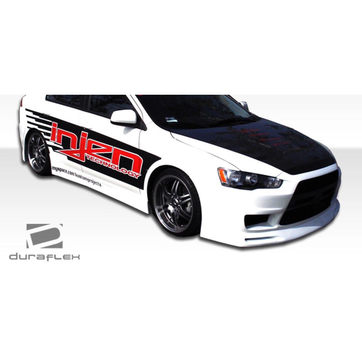 Modify your Mitsubishi Lancer 2008 with our Exterior/Side Skirts - 3