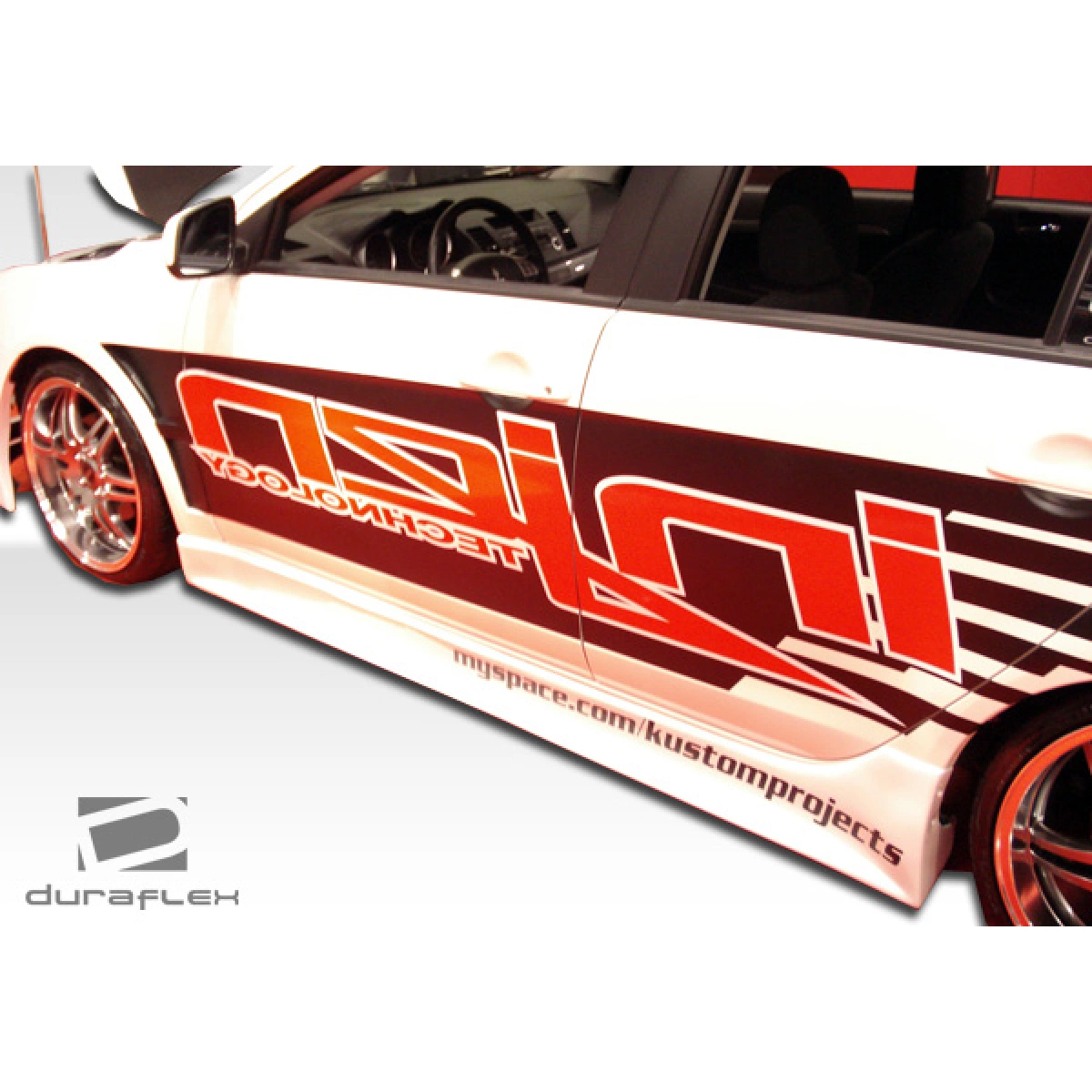 Modify your Mitsubishi Lancer 2008 with our Exterior/Side Skirts - 4