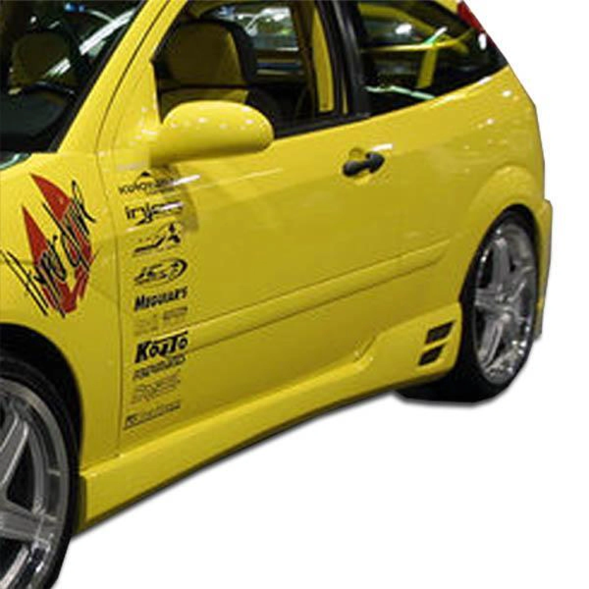 Modify your Ford Focus 2000 with our Exterior/Side Skirts - 3