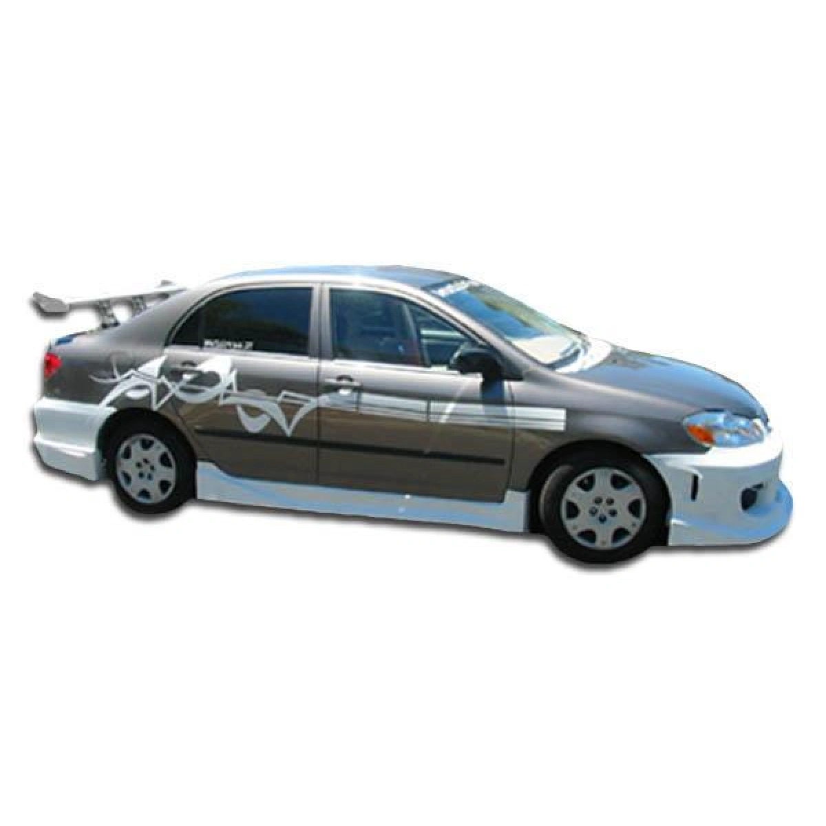 Modify your Toyota Corolla 2003 with our Exterior/Side Skirts - 3
