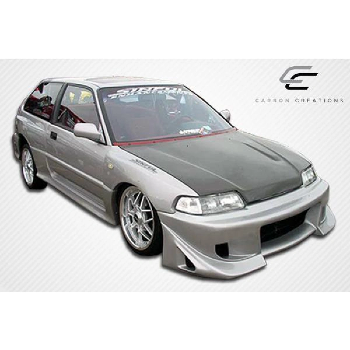 Modify your Honda Civic 1988 with our Exterior/Hoods - 12