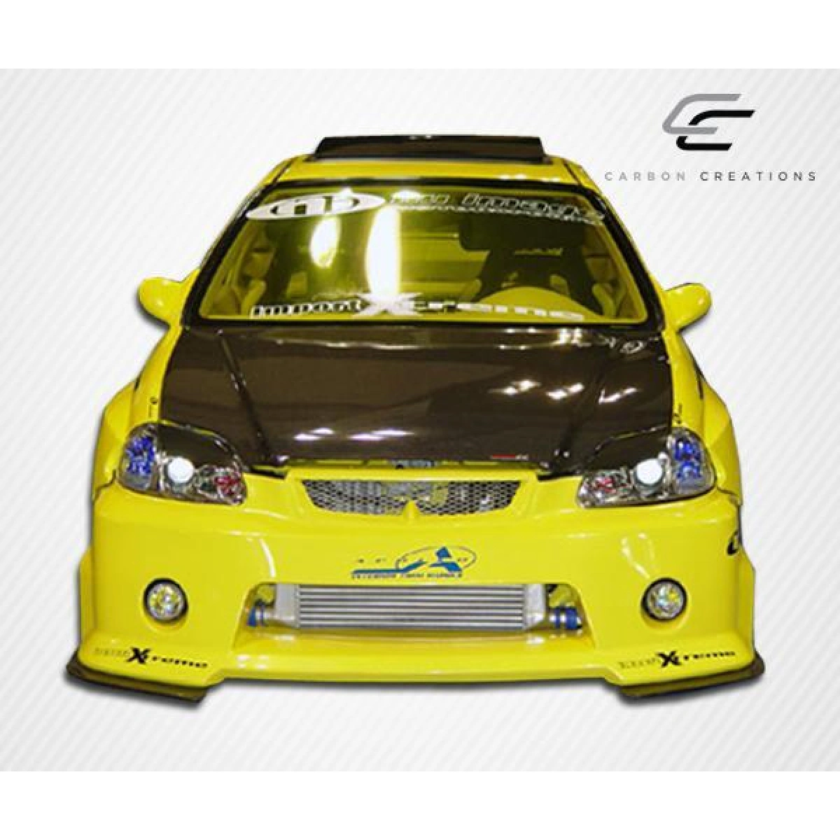Modify your Honda Civic 1996 with our Exterior/Hoods - 4