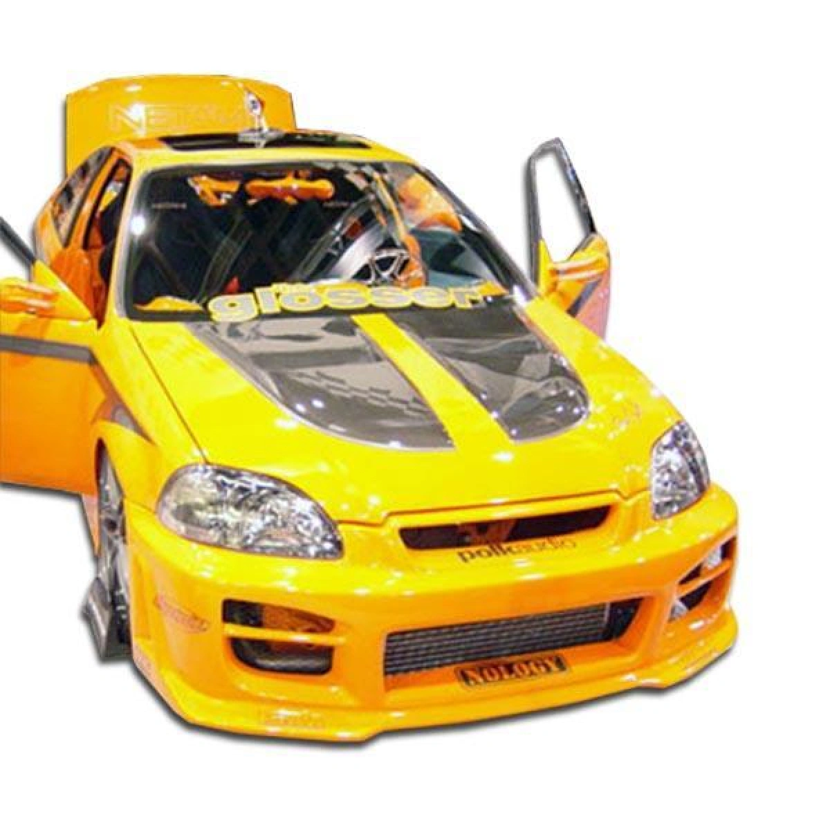 Modify your Honda Civic 1999 with our Exterior/Front Bumpers - 1
