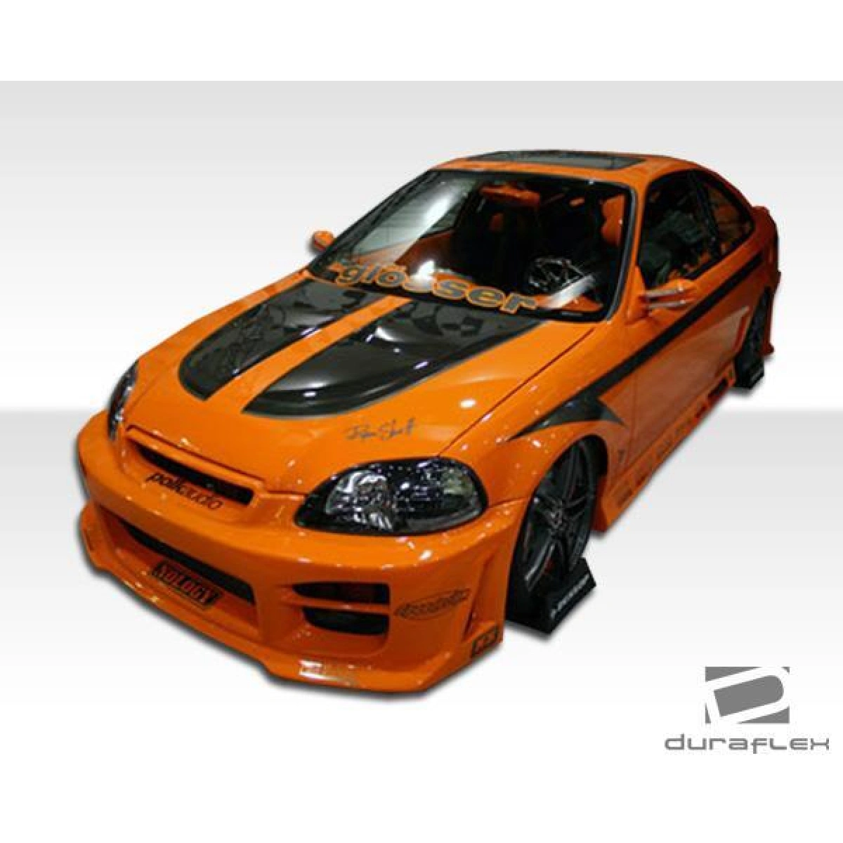 Modify your Honda Civic 1999 with our Exterior/Front Bumpers - 12