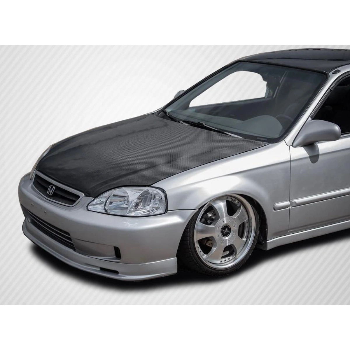 Modify your Honda Civic 1999 with our Exterior/Hoods - 1
