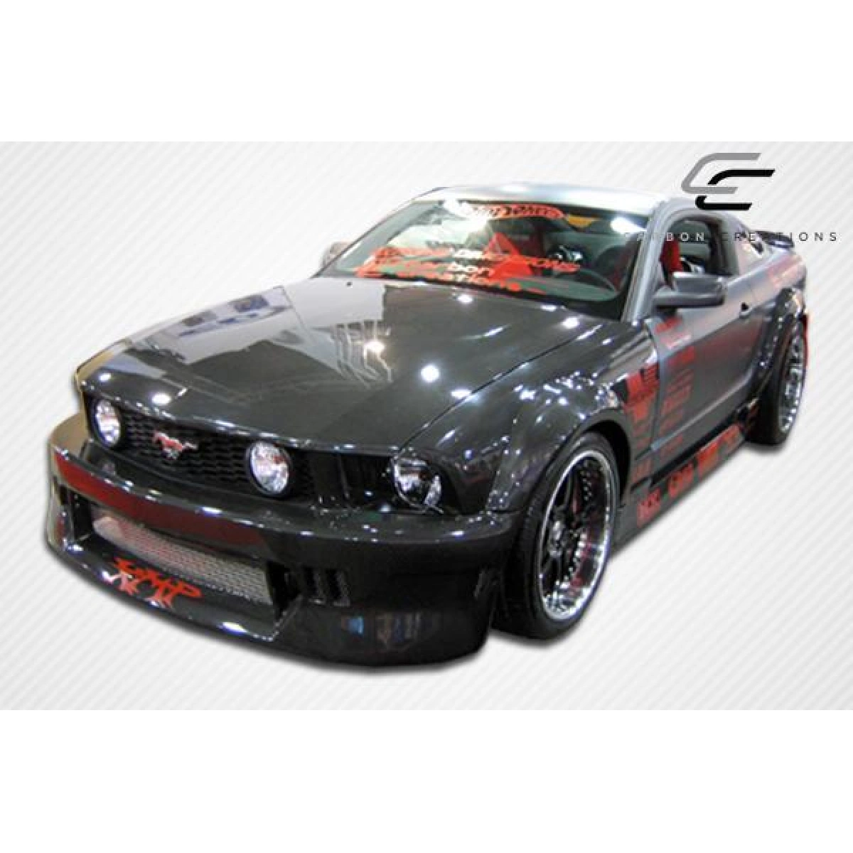 Modify your Ford Mustang 2005 with our Exterior/Hoods - 8