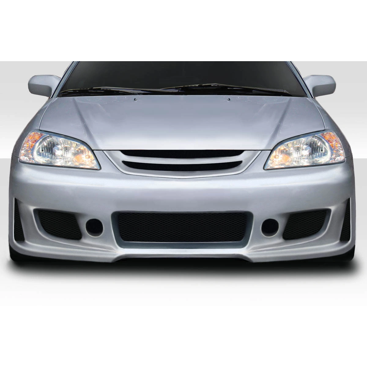 Modify your Honda Civic 2004 with our Exterior/Front Bumpers - 1