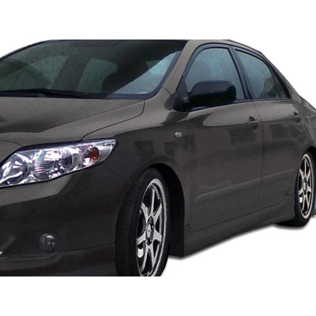 Modify your Toyota Corolla 2009 with our Exterior/Side Skirts - 3