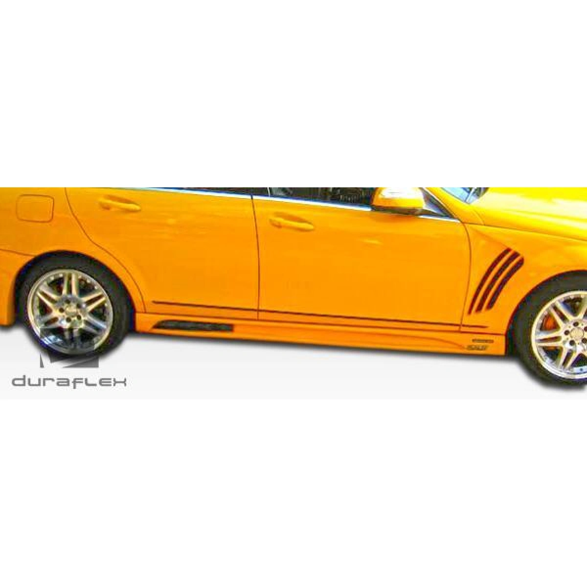 Modify your Mercedes-Benz C-Class 2008 with our Exterior/Side Skirts - 5
